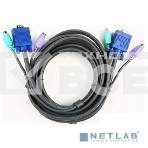 Кабель KVM консольный. CABLE SP18F--HD15F/MD6F*2/USBA F*2 ,L:27CM, фото2