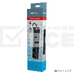 Сетевой фильтр Smartbuy SBSP-18-K One, 10А, 2 200 Вт, 5 розеток, длина 1,8 м, черный (SBSP-18-K)/45, фото 1