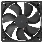 Вентилятор для корпуса Rexant RX 12025MS 24VDC черный, 120 мм, 2200 об/мин, 35 дБ, 2 pin, фото5