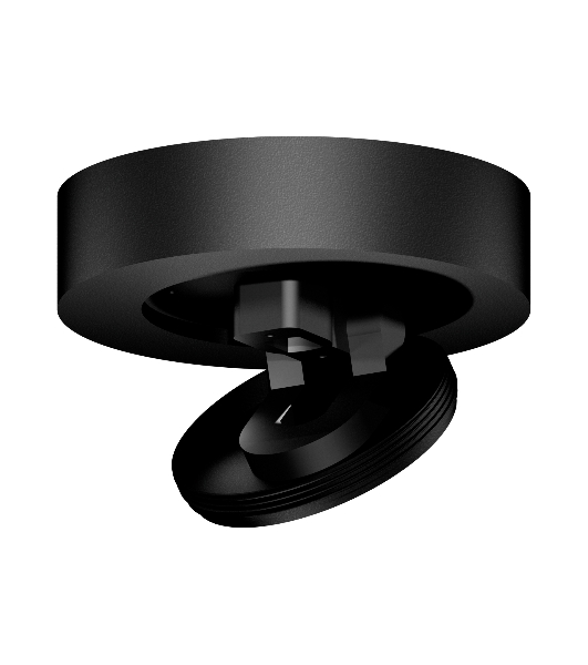 Крепеж для корпуса A2229 SBK черный песок D85*H40mm (для корпуса D60mm)