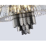 Люстра Ambrella light LH41020/12 BK/CL черный/прозрачный E14*12 max 40W D560*660, фото5