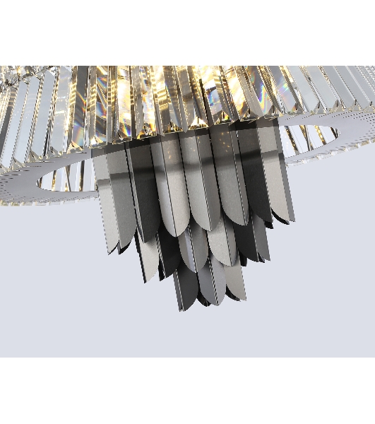 Люстра Ambrella light LH41020/12 BK/CL черный/прозрачный E14*12 max 40W D560*660