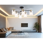 Светильник Ambrella light TR303325/6 BK/GD черный/золото E27/6 max 60W D680*270, фото3
