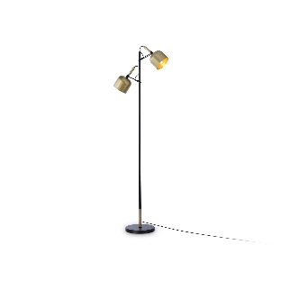 Светильник Ambrella light TR97125/2 GD/BK золото/черный E27*2 max 40W D130*223*1460