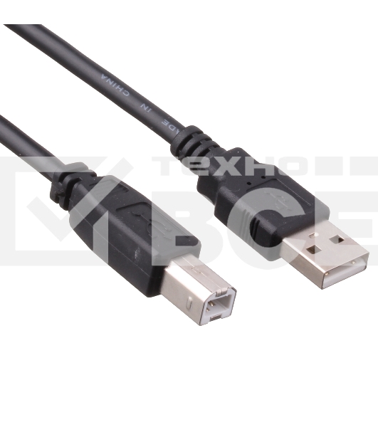 Кабель USB 2.0 A-->B 3м Exegate