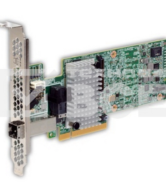 Контроллер LSI MegaRAID SAS9380-4i4e SGL (LSI00439) SAS 12G, (PCI-E 3.0 x8, LP) , RAID 0,1,10,5,6, 8port (1*intSFF8643 + 1*extSFF8644),1GB onboard, К