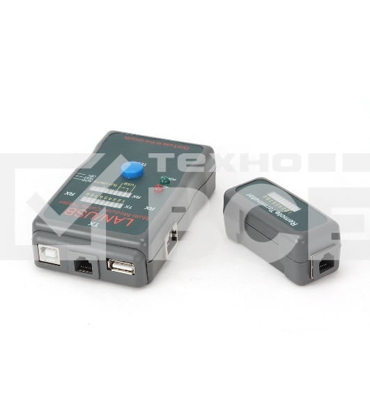 Тестер LAN Cablexpert NCT-2, 100/1000 Base-TX, для UTP, STP, RJ-11, USB-кабеля