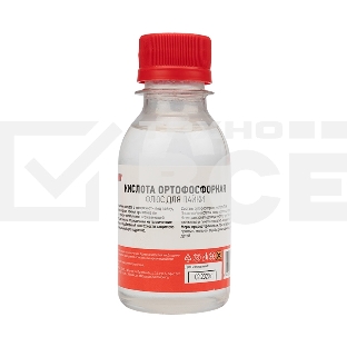 Флюс для пайки Rexant, КИСЛОТА ОРТОФОСФОРНАЯ, 100 мл, флакон
