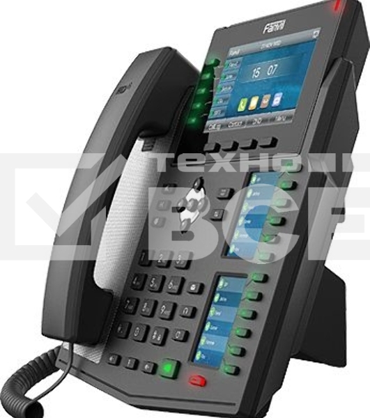 Телефон IP Fanvil X6U черный
