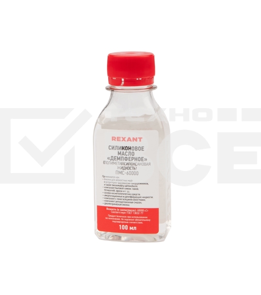 Силиконовое масло Rexant, ПМС-60000, 100 мл, флакон, (Полиметилсилоксан)