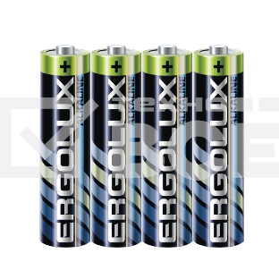 Батарея Ergolux Alkaline LR03 SR4 AAA 1250mAh (4шт) спайка
