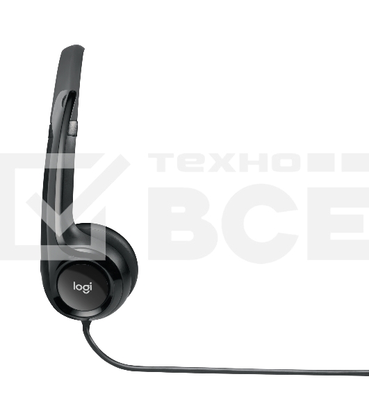 Гарнитура Logitech Headset Logitech H390 USB черный