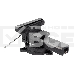 Тиски слесарные Kranz 200 мм, поворотные, с наковальней, фото3