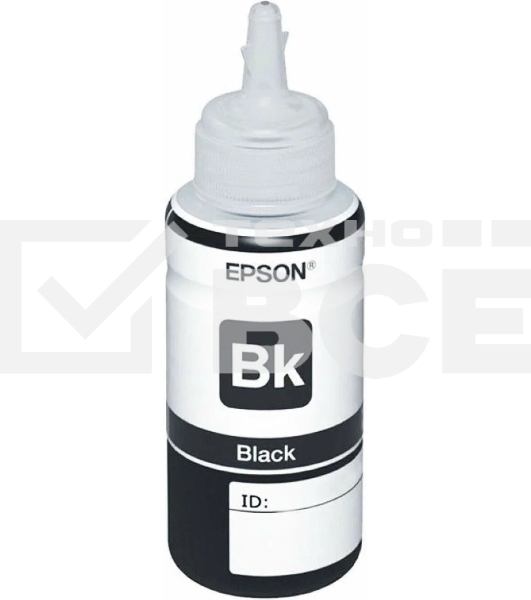 Чернила Epson 673 C13T673198 (аналог C13T67314A) черный 70мл для Epson L800/L810/L850/L1800