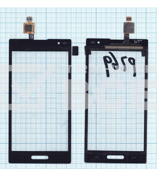 Сенсорное стекло (тачскрин) для LG Optimus L9 (P769), черное