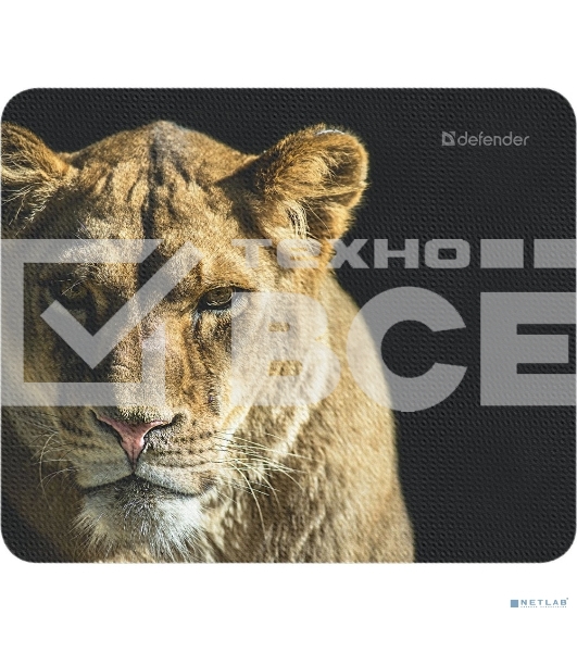 Коврик для мыши Defender Wild Animals и, 220x180x2 мм, 8 видов