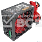 Блок питания Ginzzu PC700 14CM(Red) 80 PLUS black,APFC,24+4p,2 PCI-E(6+2), 7*SATA, 4*IDE,оплетка, кабель питания,цветная коробка, фото6
