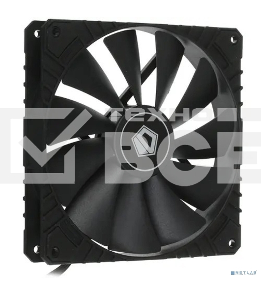 Вентилятор для корпуса ID-Cooling WF-14025-XT BLACK черный, 140 мм, 1600 об/мин, 32.6 дБ, 4 pin