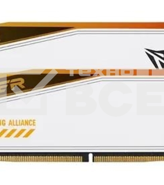 Оперативная память Patriot Viper Elite 5 TUF Gaming, DDR5, 48GB (2x24 GB), 6600 MHz, CL34, радиатор, RGB, белый