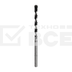 Сверло по бетону Kranz 4х75мм, цилиндрический хвостовик, фото2