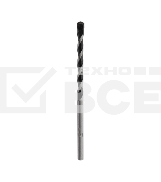 Сверло по бетону Kranz 4х75мм, цилиндрический хвостовик