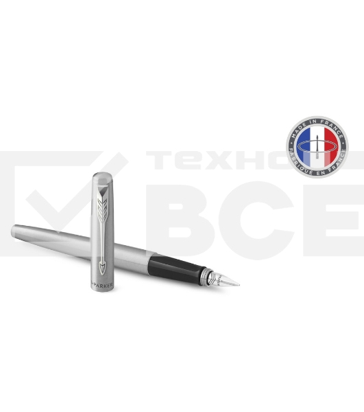 Ручка перьевая Parker Jotter Core F61 (2031012) Stainless Steel CT M сталь нержавеющая блистер