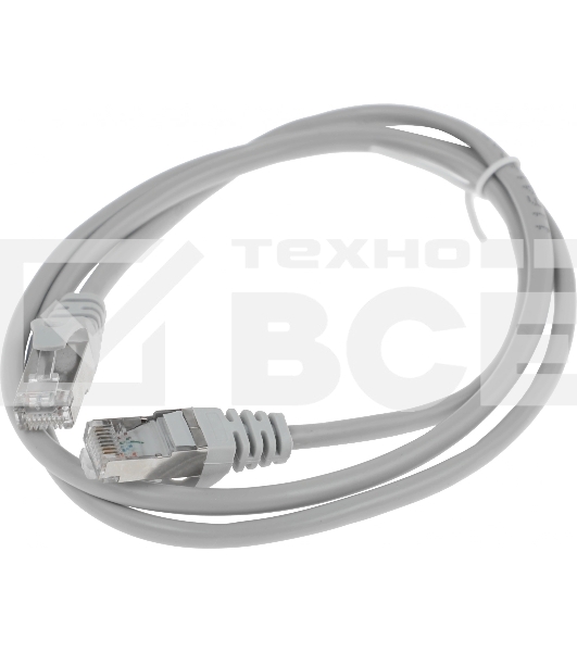 Патч-корд FTP Cablexpert кат.5e, 1м, литой, многожильный (серый)