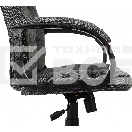 Кресло руководителя Бюрократ CH 002 Fabric 3C1 серый, крестов. пластик, фото5