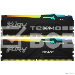 Оперативная память Kingston Fury Beast, DDR5, 32GB (2x16GB), 6000MHz, CL30, с радиаторами, RGB, черный, фото7