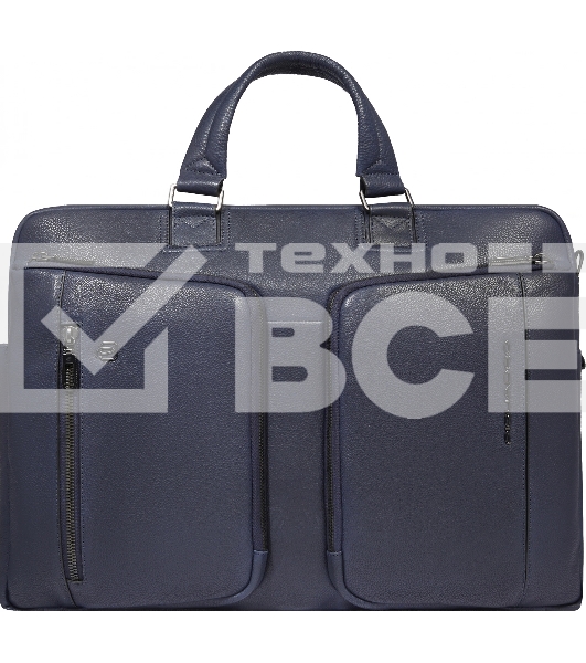 Деловая сумка Piquadro Cronus CA6025S134/BLU с отделением для ноутбука синий натур.кожа