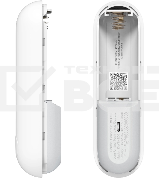 Датчик открытия двери/окна Aqara P2 (DW-S02D) белый