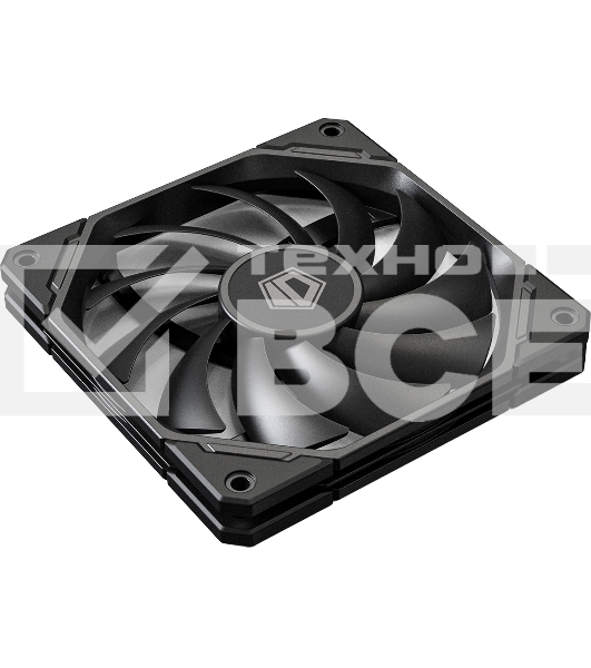 Вентилятор для корпуса ID-Cooling TF-12015-K черный, 120 мм, 2200 об/мин, 32.3 дБ, 4 pin