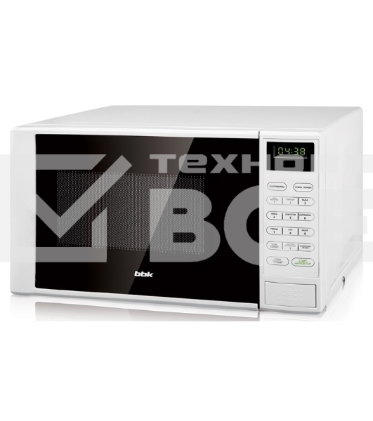 Микроволновая печь BBK 20MWG-735S/W белый, 20 л, 700 Вт, переключатели - сенсор