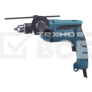 Дрель Makita HP1640, 680 Вт, сетевая, ударная