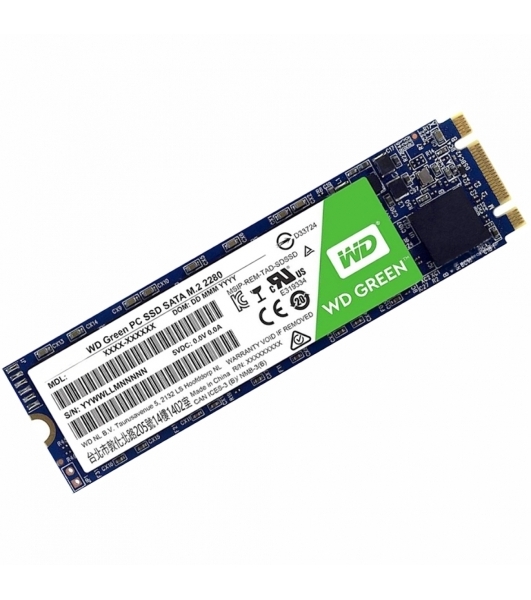 Накопитель SSD WD Green  3D NAND WDS480G2G0B 480ГБ M2.2280 SATA-III (TLC)