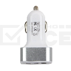 Адаптер питания Cablexpert MP3A-UC-CAR17, 12V->5V 3-USB, 2.1/2/1A, фото3