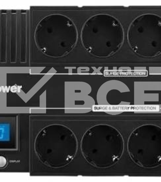 Источник бесперебойного питания CyberPower BR700ELCD 700VA/420W USB/RJ11/45 (4+4 EURO)