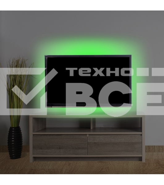 Лента светодиодная с USB коннектором 5 В, 8 мм, IP65, SMD 2835, 60 LED/m, цвет свечения зеленый