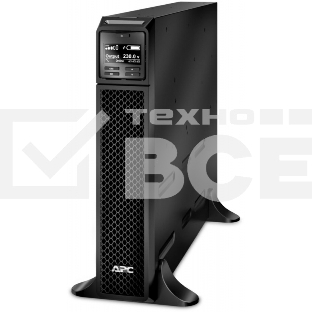 Источник бесперебойного питания APC Smart-UPS SRT, 1000VA/1000W, On-Line, Extended-run, Tower (Rack 2U convertible), черный