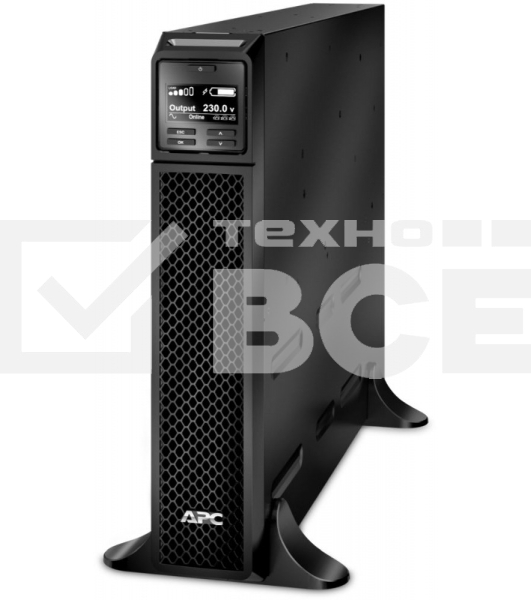 Источник бесперебойного питания APC Smart-UPS SRT, 1000VA/1000W, On-Line, Extended-run, Black, Tower (Rack 2U convertible), Black