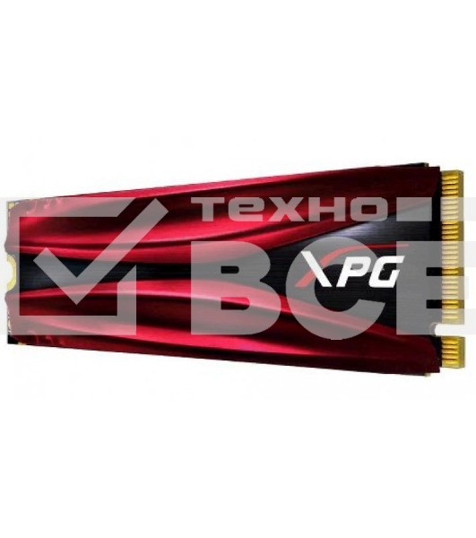 Накопитель SSD ADATA XPG GAMMIX S11 Pro, 256Gb, PCIe 3.0 x4, M.2 2280, NVMe, R/W 3500/1200, с радиатором