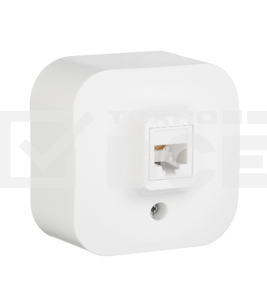Розетка Legrand 782214 Quteo RJ11 (Белая)