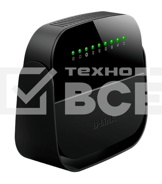 Роутер беспроводной D-Link DSL-2640U/R1A ADSL2+ черный (Annex A)