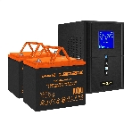 Комплект Источник бесперебойного питания EX295988RUS + батарея 80Aч EX285654RUS 2шт (инвертор, синус, для котла) ExeGate SineTower SZ-1500.LCD.AVR.2SH.1C13.USB <1500VA/1200W, чистый синусоида, LCD дисплей, AVR, 2*Schuko+1*C13, USB, линейно-интерактивный, Black> + батарея ExeGate HRL 12-80 (12В, 80Ач) 2шт, фото6