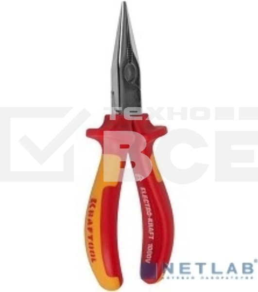 Тонконосы KRAFTOOL 2202-3-16_z01 electro-kraft cr-mo сталь двухкомп. рукоят. хром. покр. 160мм