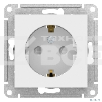 Розетка с заземлением со шторками Schneider-electric ATN000145 ATLASDESIGN, 16А, механизм, БЕЛЫЙ, фото2