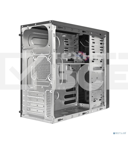 Компьютерный корпус Minitower ExeGate MA-373X Black, mATX <UN450, 120mm> 2*USB, Audio