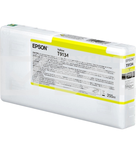 Картридж Epson T9134 (C13T913400) жёлтый (200 мл) для SureColor SC-P5000, SC-P5000V