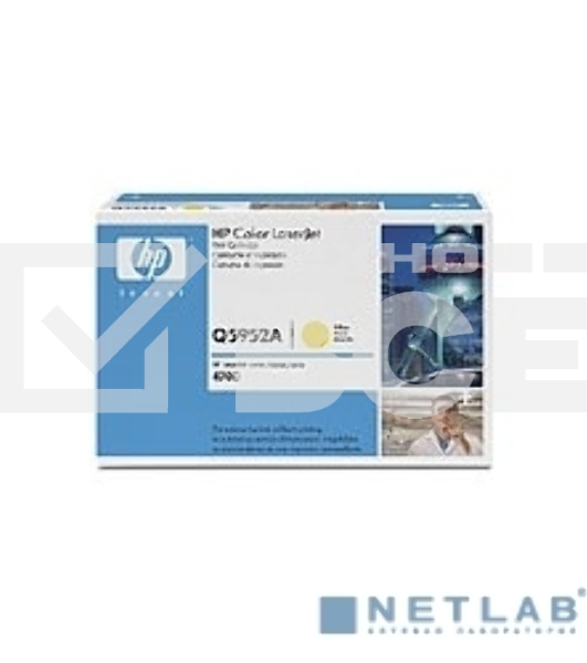 Картридж лазерный HP Q5952A желтый Color LaserJet 4700 (10000стр.)