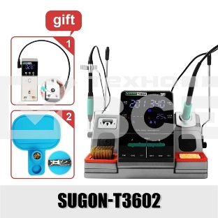 Паяльная станция с двумя ручками SUGON T3602